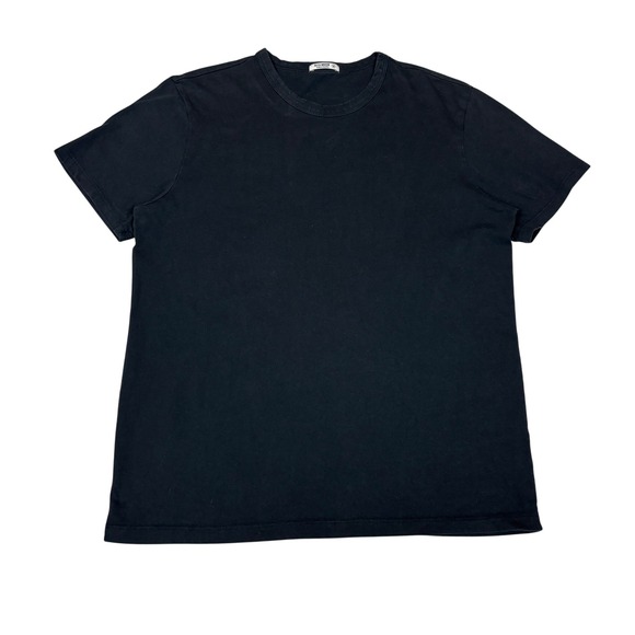 Buck Mason Made in USA Black Supima Slub Cotton Mens T Shirt Crew Neck Medium M - Picture 1 of 10